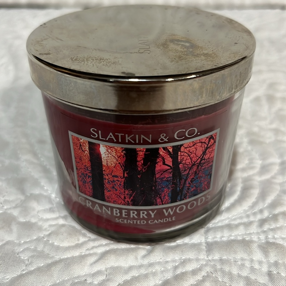 BB&W frosted cranberry theee wick and‎ cranberry woods single wick candles, new - Picture 9 of 15